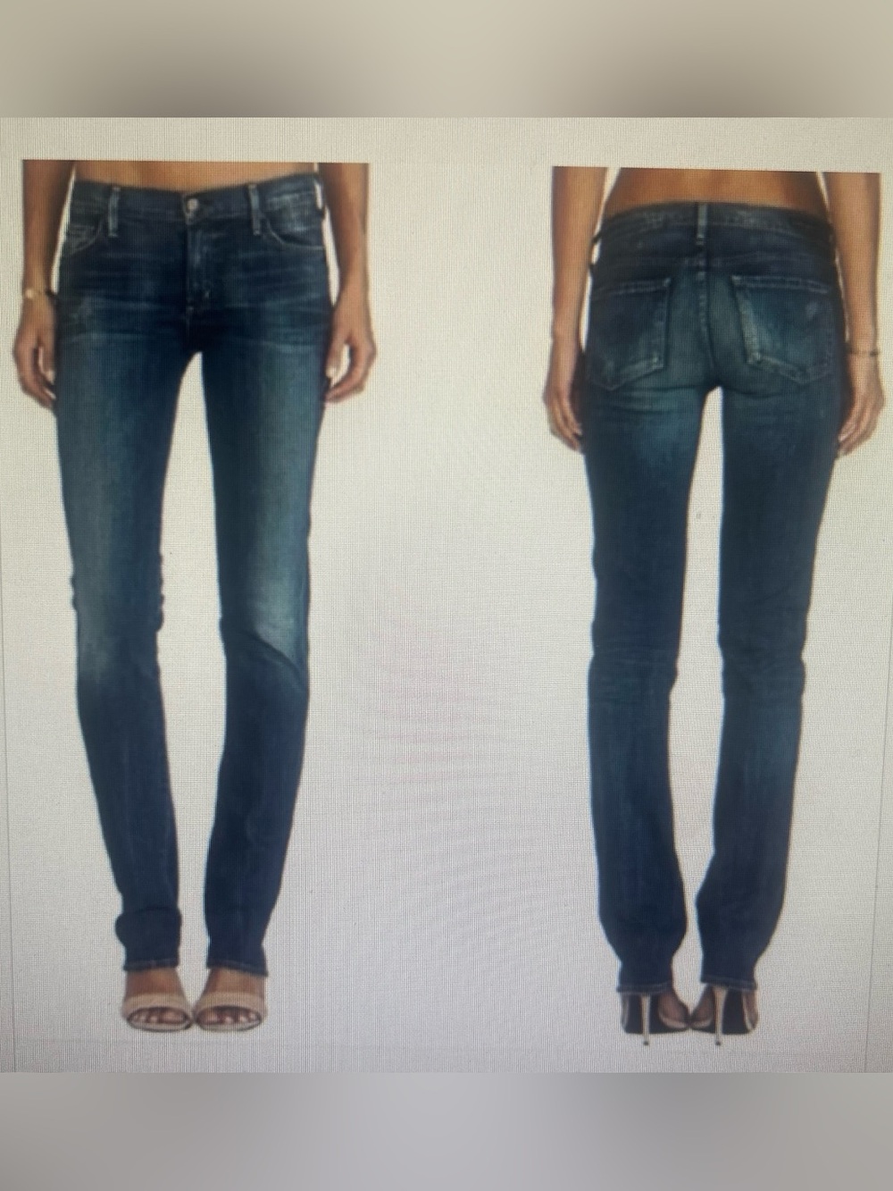 Citizens of Humanity Ava Low Rise Straight Leg Jeans - Size 27